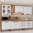 Ver imagem 1 de Cozinha Modulada Completa Ester New 100% Mdf Tuboarte 10 Portas e 6 Gavetas