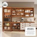 Ver imagem 6 de Cozinha Modulada Completa Móveis Home 100% MDF 10 Portas e 6 Gavetas