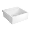 Ver imagem 1 de Cuba Semi-encaixe Quadrada com Mesa 410mm Branco Gelo L.830.17 - Deca