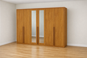 Ver imagem 1 de Guarda Roupa 6 Portas 6 Gav com Espelho Living -grand Line