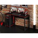 Ver imagem 3 de Mesa Para Computador Gamer Me4152 Preto Vermelho