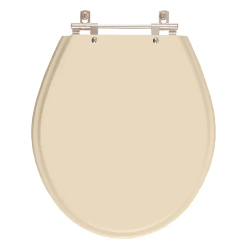 Assento Sanitario Poliester Carina Visone (Salmão) para Vaso Ideal Standard