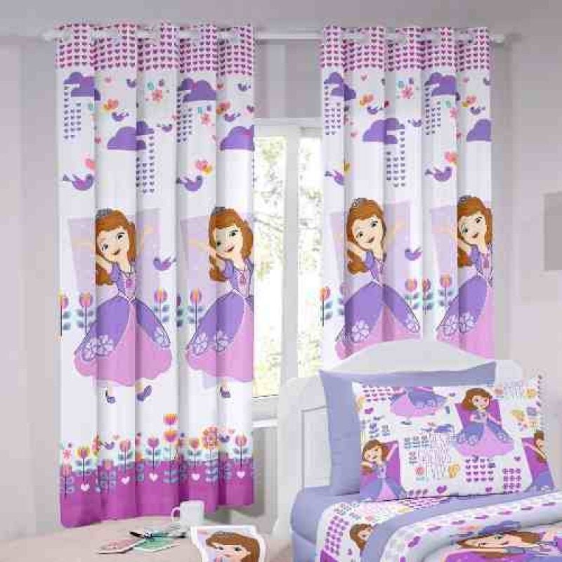 Cortina Infantil personagens disney 2,80 x 1,80 Santista - Sofia Friends - 1