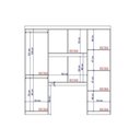 Ver imagem 4 de Guarda Roupa Casal 6 Portas Porto 836 Noce/off White - Carraro