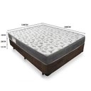 Ver imagem 4 de Cama Box Casal Suede + Colchão de Espuma D33 - Sereneprime - 138cm:marrom