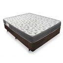 Ver imagem 1 de Cama Box Casal Suede + Colchão de Espuma D33 - Sereneprime - 138cm:marrom
