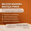 Ver imagem 3 de Beliche Solteiro Madeira Maciça Pinho