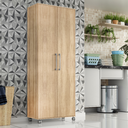 Ver imagem 1 de Armario Lavanderia Manuela 2 Pts 1,80m com Rodinhas Teka Madrid