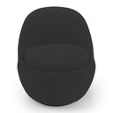 Ver imagem 6 de Kit 02 Poltronas Orgânicas Living Memphis Base Giratória Bouclê Preto - Desk Design