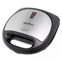 Grill e sanduicheira 220v crome inox - 1