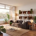 Ver imagem 1 de Sofá Modular 3 Lugares com 2 Cantos Kappesberg Boucle Marrom