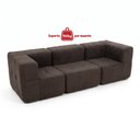 Ver imagem 7 de Sofá Modular 3 Lugares com 2 Cantos Kappesberg Boucle Marrom
