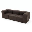 Ver imagem 2 de Sofá Modular 3 Lugares com 2 Cantos Kappesberg Boucle Marrom