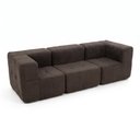 Ver imagem 4 de Sofá Modular 3 Lugares com 2 Cantos Kappesberg Boucle Marrom