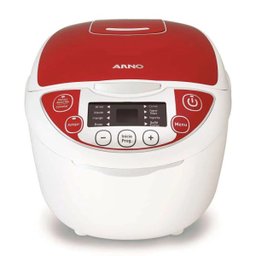 Panela Elétrica Arno Multicooker 5L FC22 Branco/Vermelho - 127V - 1
