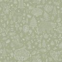 Ver imagem 1 de Papel de Parede Happy Infantil Verde 14805