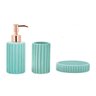 Jogo de Banheiro Menta em Cerâmica 3 Peças - 1