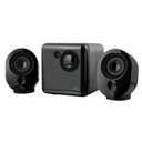 Ver imagem 1 de Caixa de Som Multilaser 2.1 Preto e Grafite USB - Sp166
