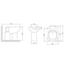 Ver imagem 2 de Bacia Convencional Vogue Plus Conforto P51 Branco - Deca P.51.17