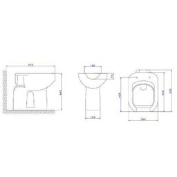 Bacia Convencional Vogue Plus Conforto P51 Branco - Deca P.51.17 - 2