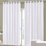 Cortina para Sala de Voil com Blackout PVC 4,50x2,50 Branco - 1