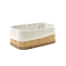 Cesto Organizador Dobravel Bambu Claro 20x12x8cm Mimo Style - 6