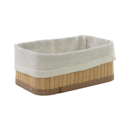 Cesto Organizador Dobravel Bambu Claro 20x12x8cm Mimo Style - 4