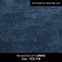 Ver imagem 4 de Puff Decorativo Verso 45x51 cm Pes Madeira Linho e Courino Tcs 718 Tcs 727 Moll