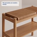 Ver imagem 5 de Aparador Air - Tampo: Tecido - Largura: 120 cm - Cor: Natural - Tecido: 3U