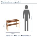 Ver imagem 3 de Aparador Air - Tampo: Tecido - Largura: 120 cm - Cor: Natural - Tecido: 3U