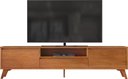 Ver imagem 4 de Rack Vertex New 3 Gavetas para TV até 75 pol. 237 cm Naturalle - Mavaular