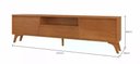 Ver imagem 6 de Rack Vertex New 3 Gavetas para TV até 75 pol. 237 cm Naturalle - Mavaular