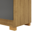 Ver imagem 5 de Guarda Roupa Casal 6 Portas Elegance Nature Alasca sem Espelho Móveis Vila Rica