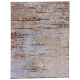 Tapete Adana Sala Quarto 150x200 Cm Tecido Relevo Decorativo - Bege - 2