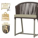 Ver imagem 4 de Mesa e 6 Cadeiras de Jantar Noronha Fendi E7 Trama Original Marrom