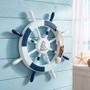 Ver imagem 4 de Timão Marítimo Náutico Parede Decoração Casa Praia Kit 2pçs