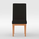 Ver imagem 3 de Cadeira de Jantar Reforçada Estofada - Balaqui Decor Cor:preta