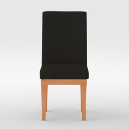 Cadeira de Jantar Reforçada Estofada - Balaqui Decor Cor:preta - 3