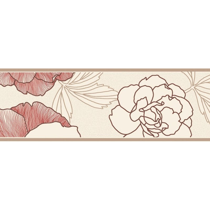 BORDER TNT FLORAL 13,2CM X 5M 442222 - 1