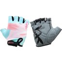 Ver imagem 1 de Luva Ciclismo Bike Masculino Feminino Dedo Curto Hupi Paintbrush Rosa/azul G