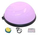 Ver imagem 2 de Meia Bola Suiça 58cm Bosu Balance Ball Pilates Yoga Pvc Hm-37475 - Rosa