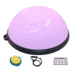 Meia Bola Suiça 58cm Bosu Balance Ball Pilates Yoga Pvc Hm-37475 - Rosa - 2