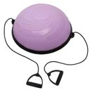 Ver imagem 1 de Meia Bola Suiça 58cm Bosu Balance Ball Pilates Yoga Pvc Hm-37475 - Rosa