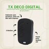 Kit 5 Controle Tx Deco Digital 433mhz Ipec - Preto - 3