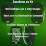Kit 5 Controle Tx Deco Digital 433mhz Ipec - Preto - 2