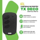 Ver imagem 4 de Kit 5 Controle Tx Deco Digital 433mhz Ipec - Preto