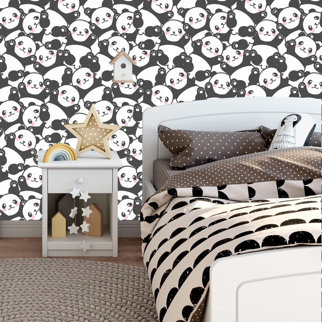 Panda png  Adesivos, Decoração