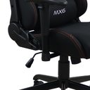 Ver imagem 3 de Cadeira Gamer MX6 Giratoria Preto/Laranja MYMAX