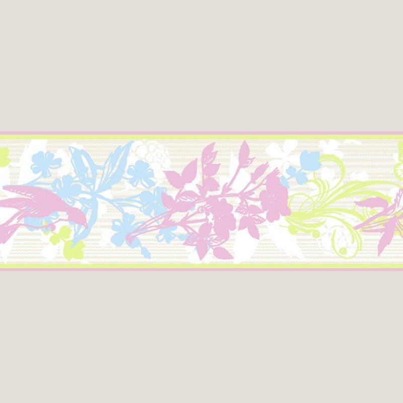 BORDER TNT FLORAL 13,3CM X 5M 115241 - 1