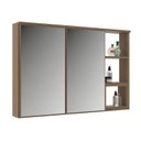 Ver imagem 2 de Espelheira para Banheiro 100cm x 67cm Máximus Noce/Noce